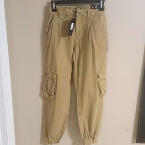 Cargo Joggers Khaki Size S
